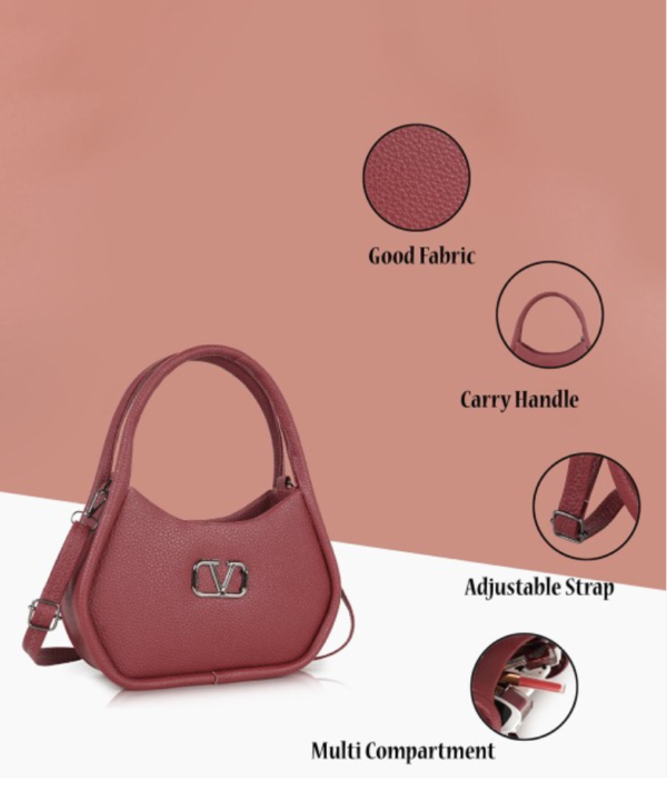 Women Crossbody Solid Sling Bag - Image 5